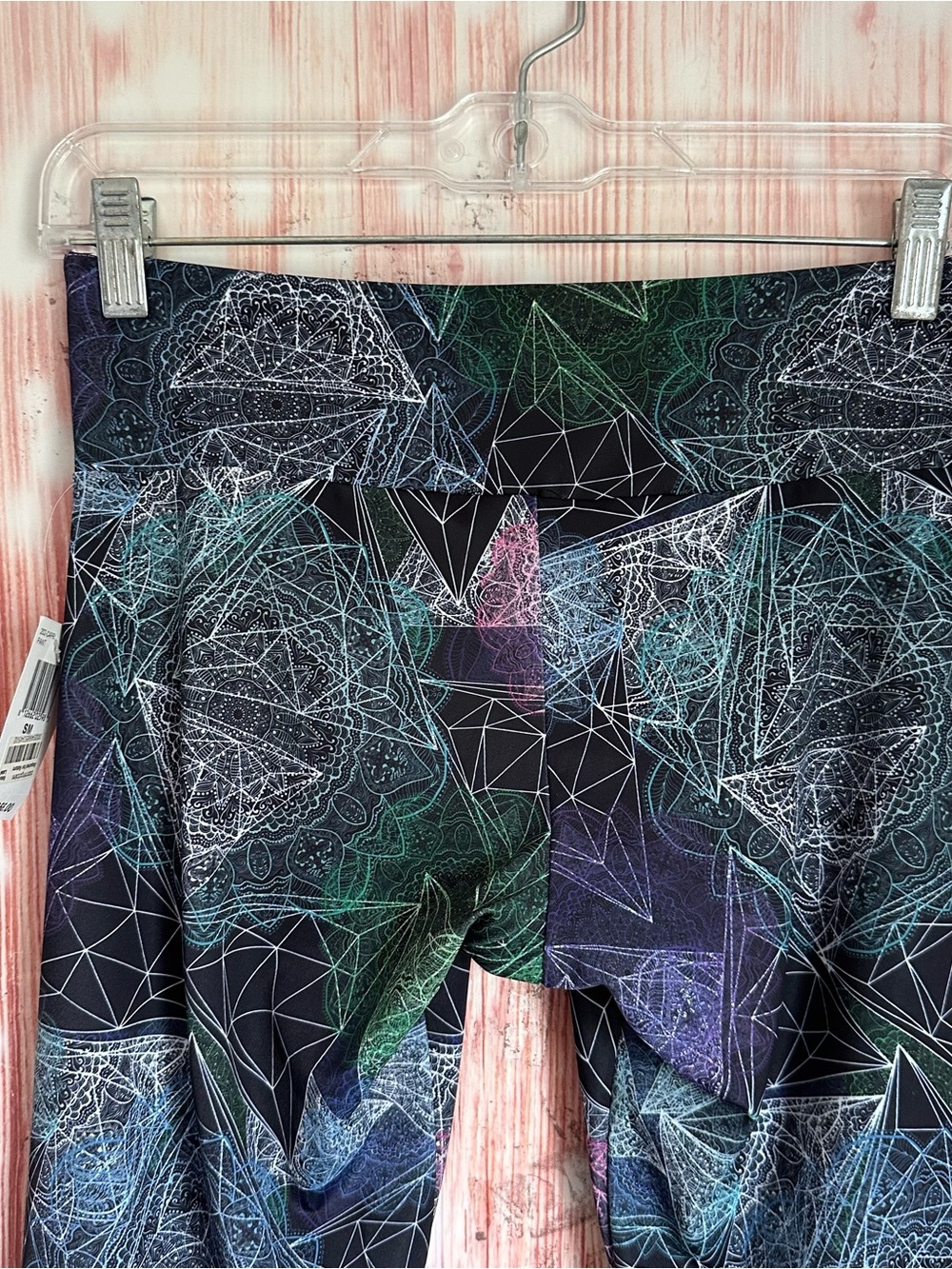 Onzie Black Mathematics Multicolor Print Low Rise Capri Active Leggings Size S/M - Picture 9 of 13